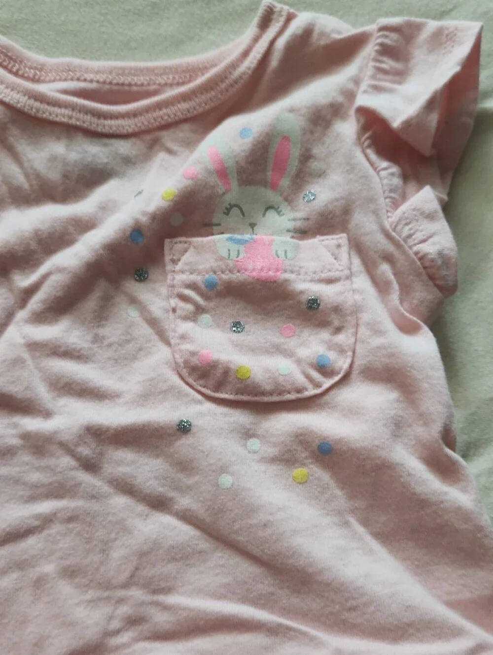 Carter's Pink & Light Pink Short Sleeve Toddler Tees